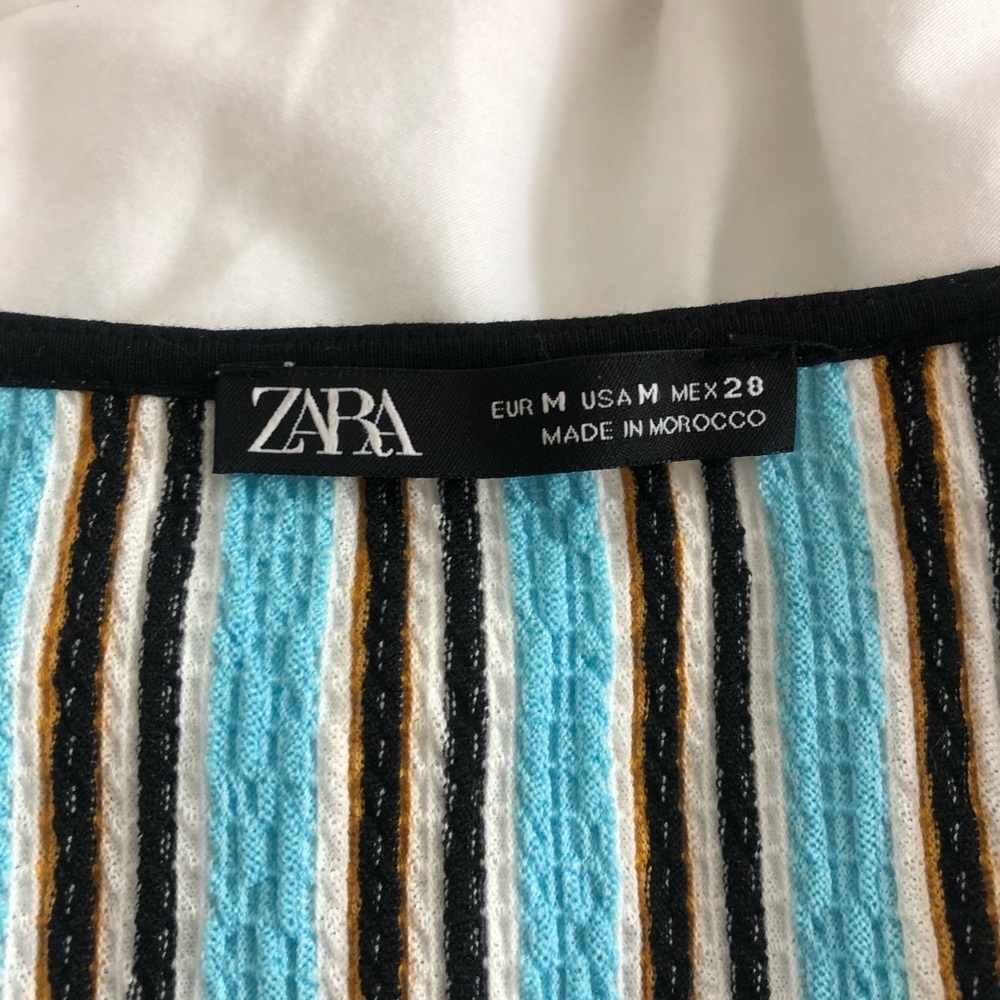 ZARA colorful striped tank size medium